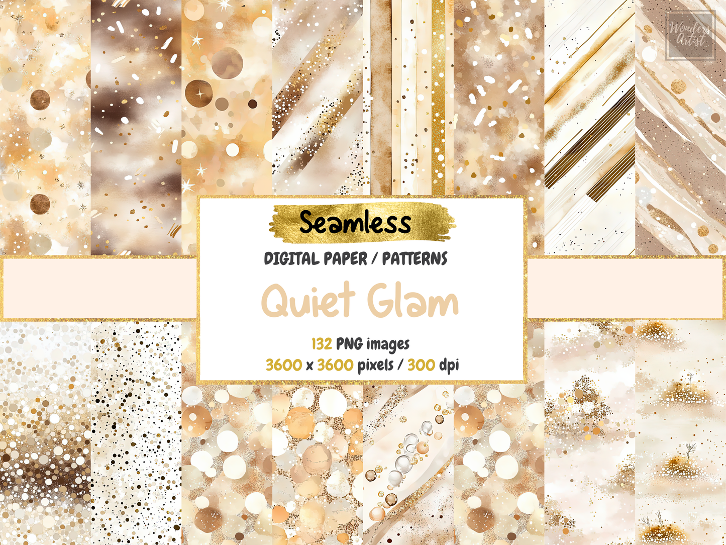 Quiet Glam Digital Paper