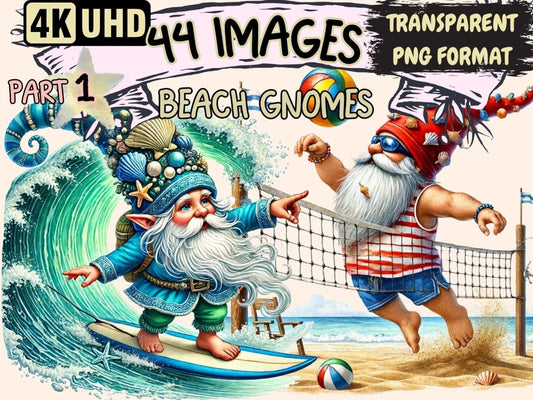 Beach Gnomes Clipart Beach clip art - Wonders Artist