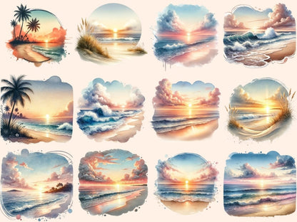 Beach Landscapes Clipart beach background png - Wonders Artist