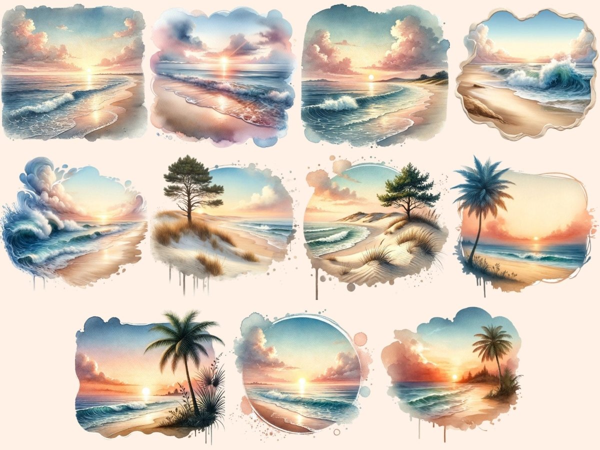 Beach Landscapes Clipart beach background png - Wonders Artist
