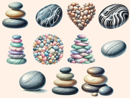 Beach Pebbles Clipart Beach Pebbles - Wonders Artist