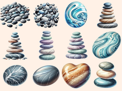 Beach Pebbles Clipart Beach Pebbles - Wonders Artist