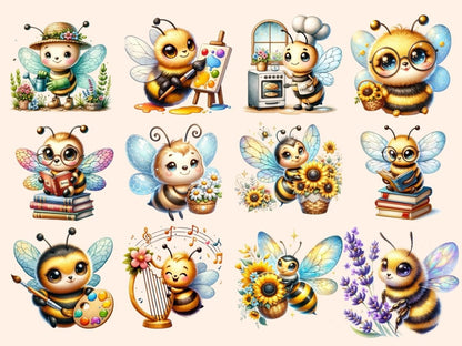 Bee Clipart Bee design - Wonders Artist
