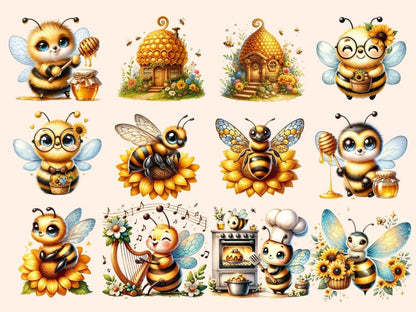 Bee Clipart Bee design - Wonders Artist