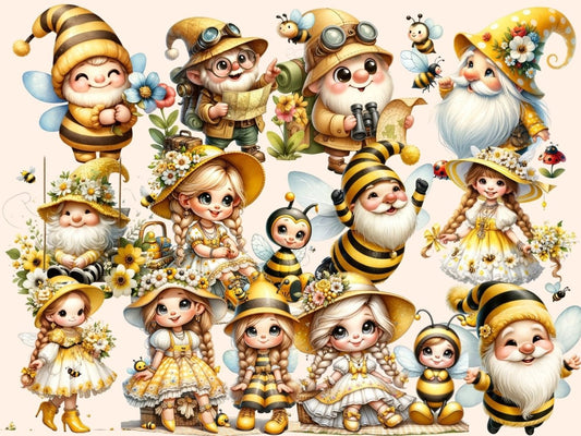 벌 난쟁이 (P2) 클립아트