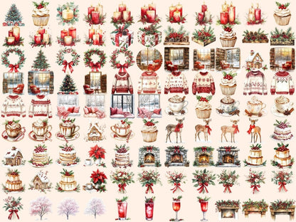 Berry Winter Watercolor Clipart Berry Clipart PNG - Wonders Artist