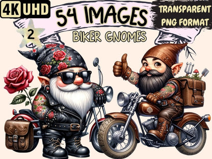 Biker Man Gnome Clipart biker clipart - Wonders Artist