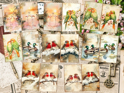 Bird's Grace Journal Pages (P3) Bird Ephemera - Wonders Artist