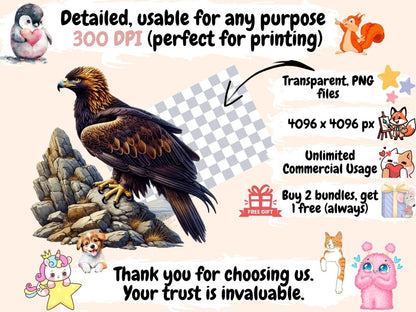 Birds of Prey Clipart Bird of Prey Icons - Wonders Artist