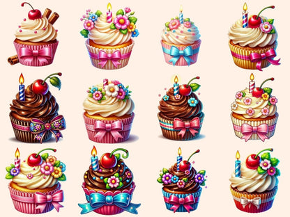 Birthday Cupcakes Clipart birthday clipart - Wonders Artist