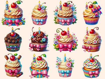 Birthday Cupcakes Clipart birthday clipart - Wonders Artist