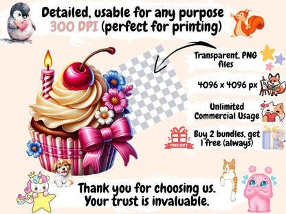 Birthday Cupcakes Clipart birthday clipart - Wonders Artist