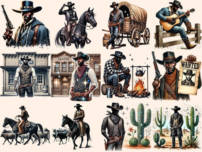 Black Cowboys Clipart african cowboy png - Wonders Artist
