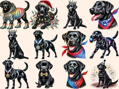 Black Labradors Clipart Black Lab Clipart - Wonders Artist