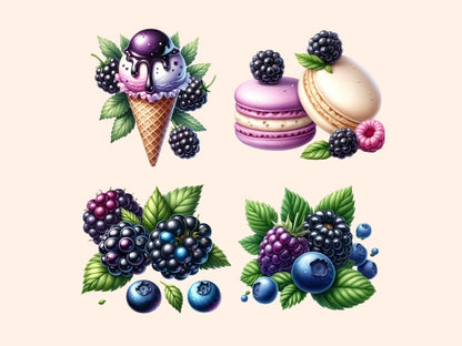 Blackberry Desserts Clipart blackberry clipart - Wonders Artist