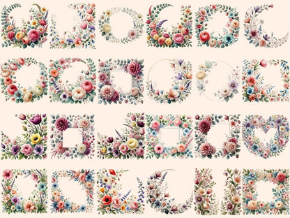 Blooming Borders Clipart border clipart botanical clipart floral border images - WondersArtist