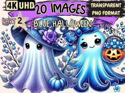 Blue Halloween (P2) Clipart Blue Bat Clipart - Wonders Artist