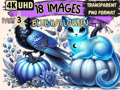 Blue Halloween (P3) Clipart Blue Bat Clipart - Wonders Artist