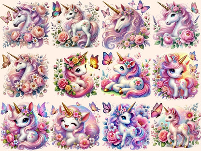 Blush Unicorns Clipart Blush Unicorns - Wonders Artist