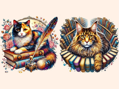 Book Cats Clipart Book Cats Clipart - Wonders Artist