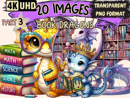 Book Dragons (P3) Clipart Book Dragon Art - Wonders Artist