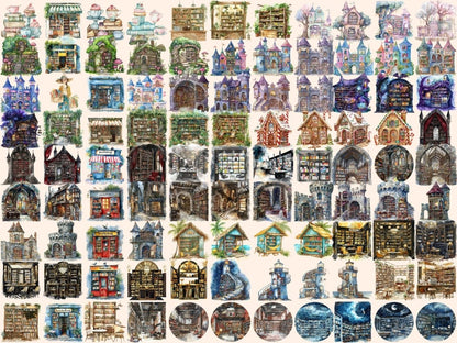 Bookstores Watercolor Clipart Book stacks clip - Wonders Artist