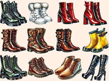 Boots Clipart Boot Icons - Wonders Artist