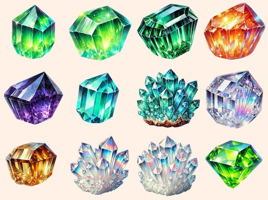 Bright Crystals (P2) Clipart