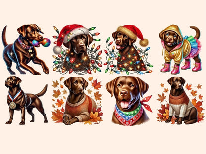 Brown Labradors Clipart Brown Dog Art - Wonders Artist