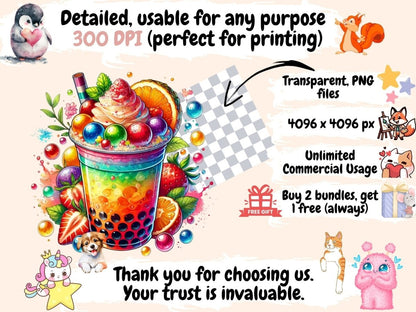 Bubble Tea Clipart boba tea art - Wonders Artist