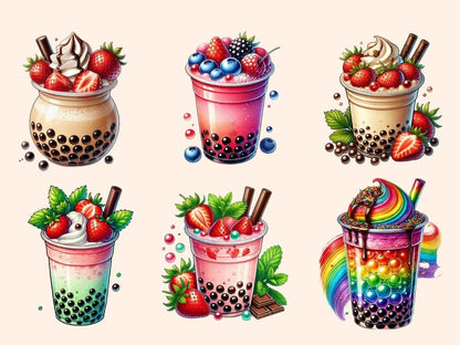 Bubble Tea Clipart boba tea art - Wonders Artist
