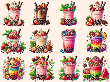 Bubble Tea Clipart boba tea art - Wonders Artist