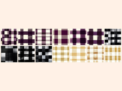 Buffalo Plaid Seamless Pattern Digital Papers buffalo check - Wonders Artist