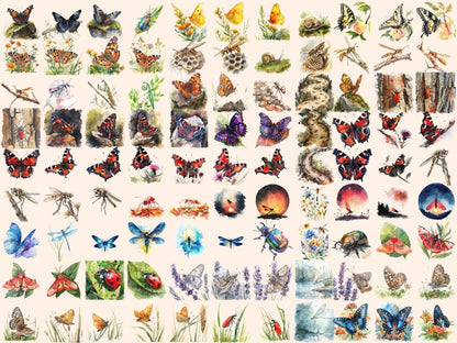 Bugs Watercolor Clipart ant clipart - Wonders Artist