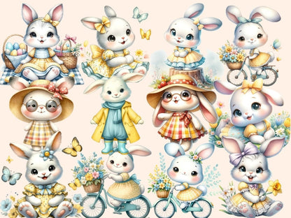 Bunnies Clipart bunnies clipart - Wonders Artist