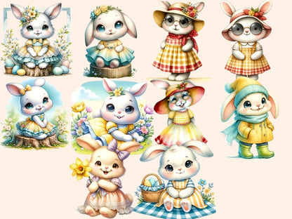 Bunnies Clipart bunnies clipart - Wonders Artist