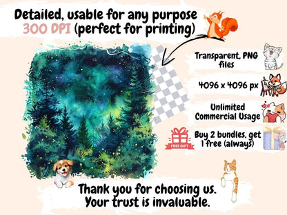 Bushes Watercolor Clipart bush graphics - Wonders Artist