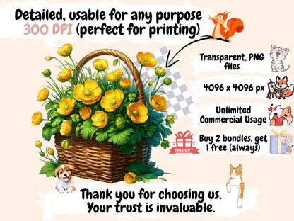 Buttercup Flowers Clipart buttercup clipart - Wonders Artist