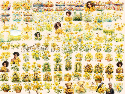 Buttercup Flowers Watercolor Clipart buttercup clipart - Wonders Artist