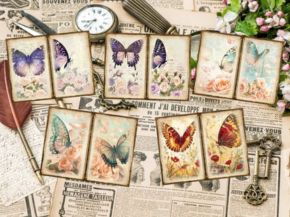 Butterflies Journal Pages Butterfly Collage - Wonders Artist