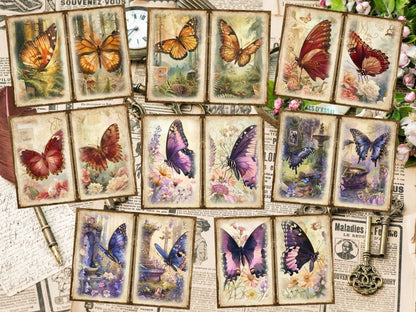 Butterflies Journal Pages Butterfly Collage - Wonders Artist