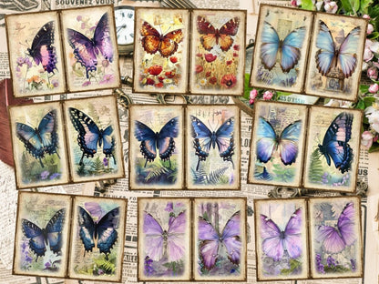 Butterflies Journal Pages Butterfly Collage - Wonders Artist