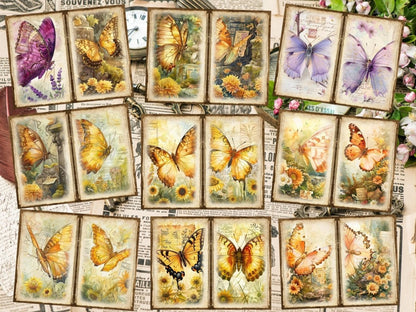 Butterflies Journal Pages (P3) Butterfly Collage - Wonders Artist