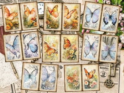 Butterflies Journal Pages (P3) Butterfly Collage - Wonders Artist