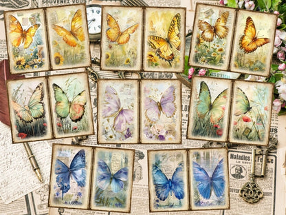Butterflies Journal Pages (P4) Butterfly Collage - Wonders Artist