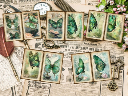 Butterflies Journal Pages (P5) Butterfly Collage - Wonders Artist