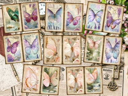 Butterflies Journal Pages (P6) Butterfly Collage - Wonders Artist