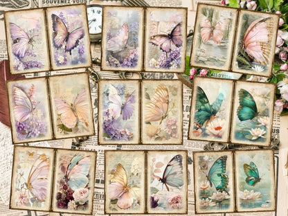 Butterflies Journal Pages (P6) Butterfly Collage - Wonders Artist