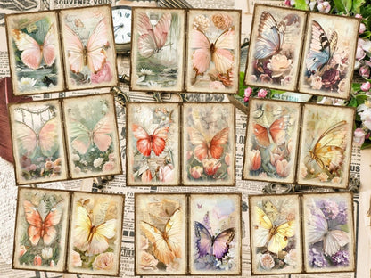 Butterflies Journal Pages (P6) Butterfly Collage - Wonders Artist