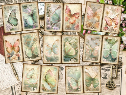 Butterflies Journal Pages (P7) Butterfly Collage - Wonders Artist